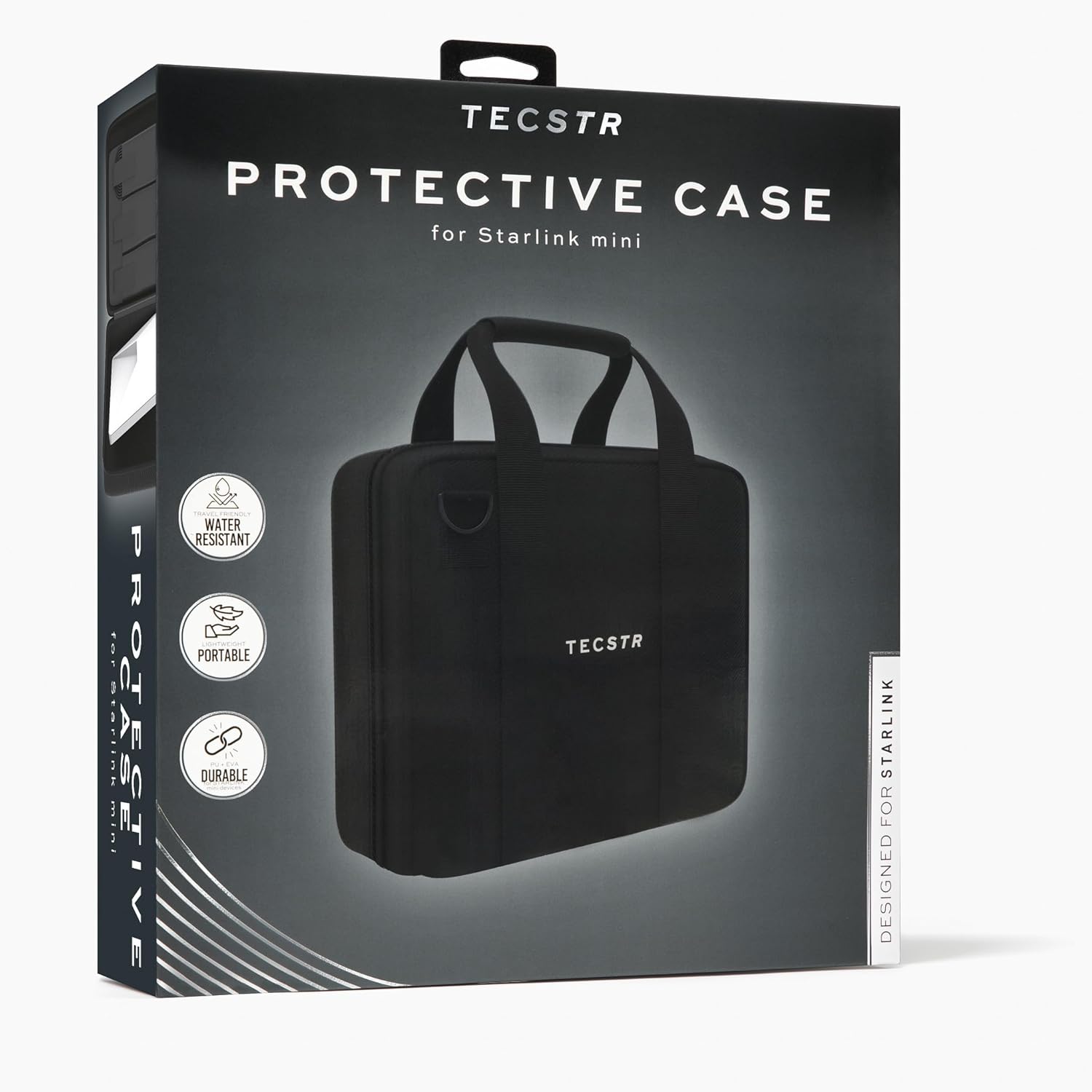 Soft Case for Starlink Mini 600D Polyester Outdoor Carrying Case Protective Storage Travel Bag Mini Accessories Splash Resistant Lightweight