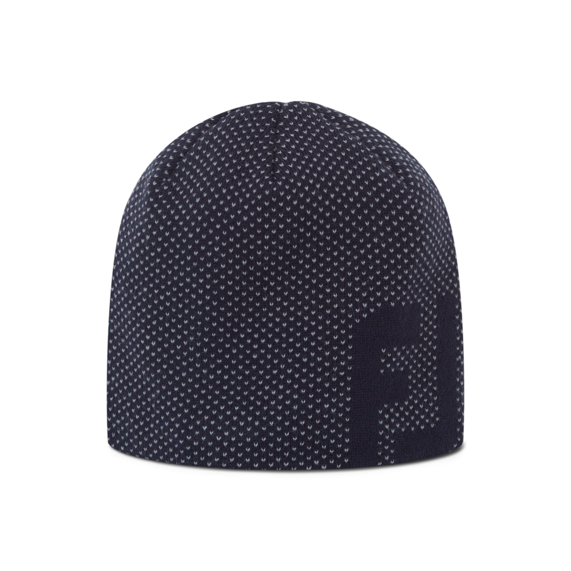 Footjoy Mens Dot Jacquard Beanie Beret, Black/White