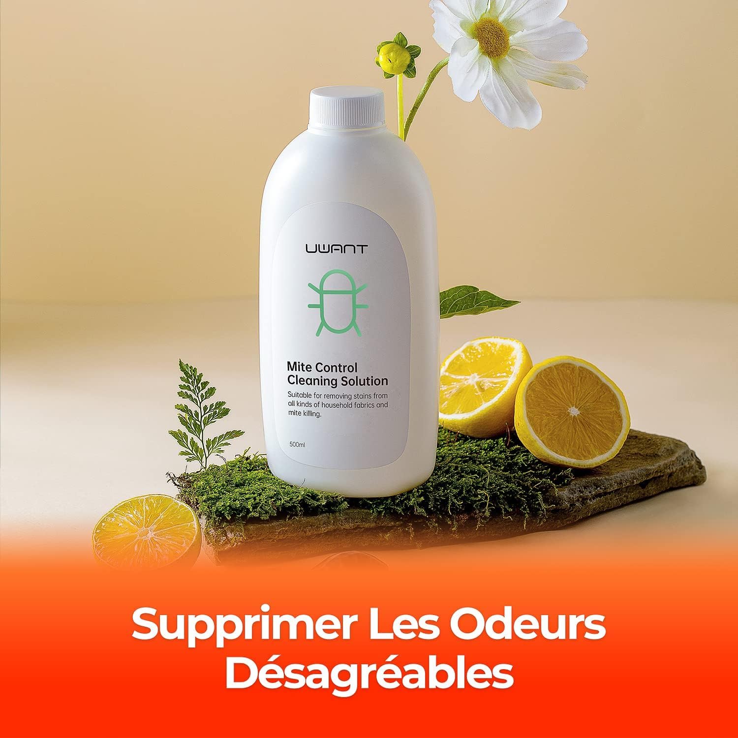 UWANT Limpiador de Telas | 500 ml | Serie B100 | Limpia en profundidad las manchas persistentes