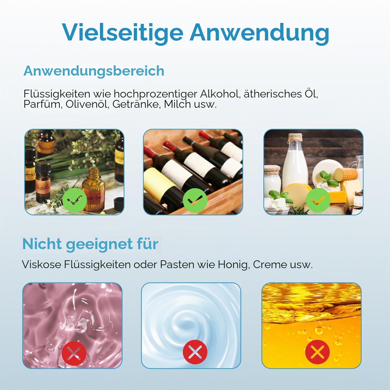 Hanchen Flüssigkeit Füllmaschine 5-3500 ml Genauigkeit Tragbares digitales LCD-Display Automatischer Flaschenfüller für Parfüm/Trinkwasser/kleine Flasche Flüssigkeitsfüllmaschine mit CE