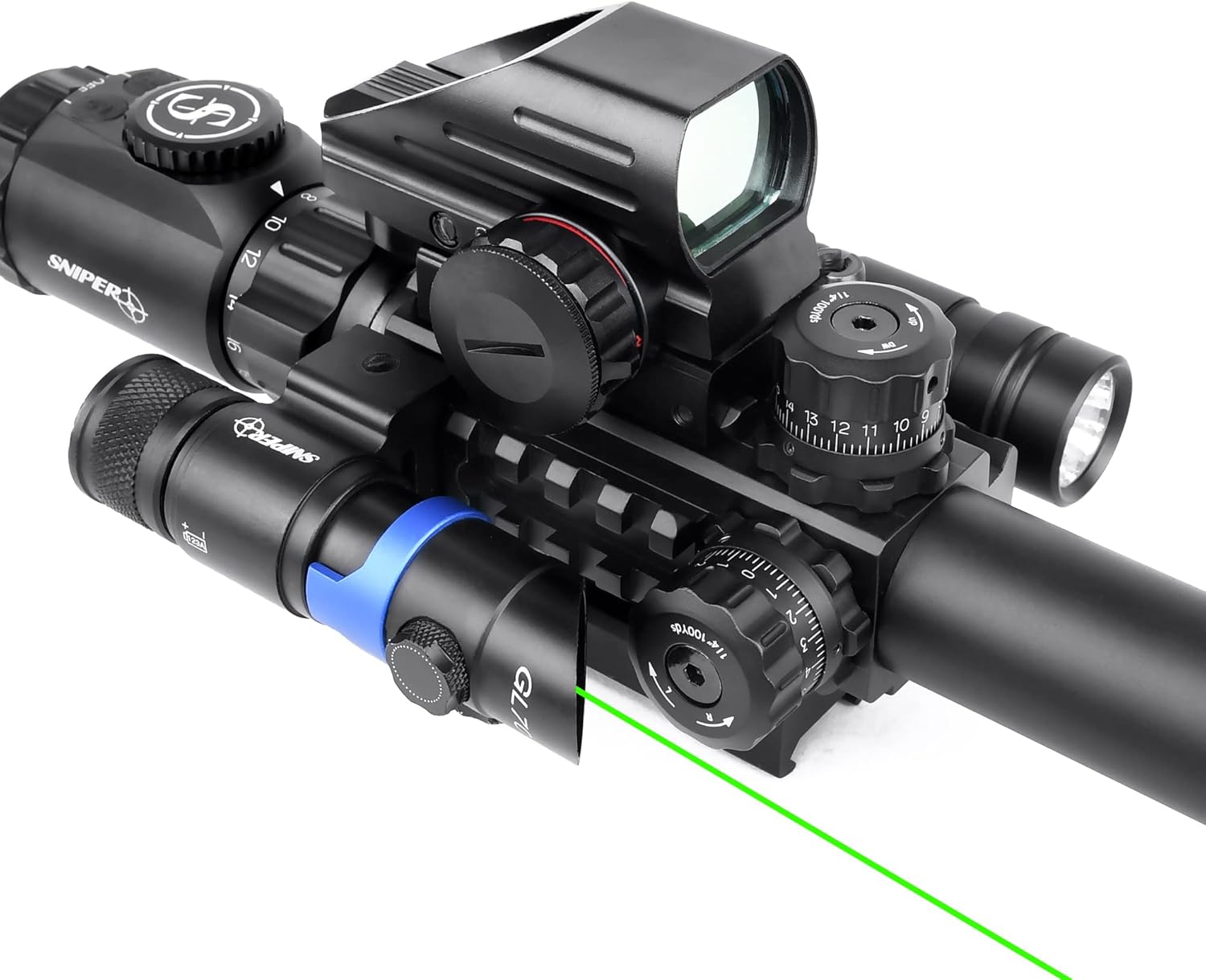 4 12X50 Scope RED DOT Laser Photo