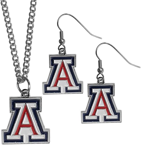 Miniatura 2 de NCAA Siskiyou Sports Louisville Cardinals - Juego de aretes colgantes y collar de cadena, talla única, color del equipo