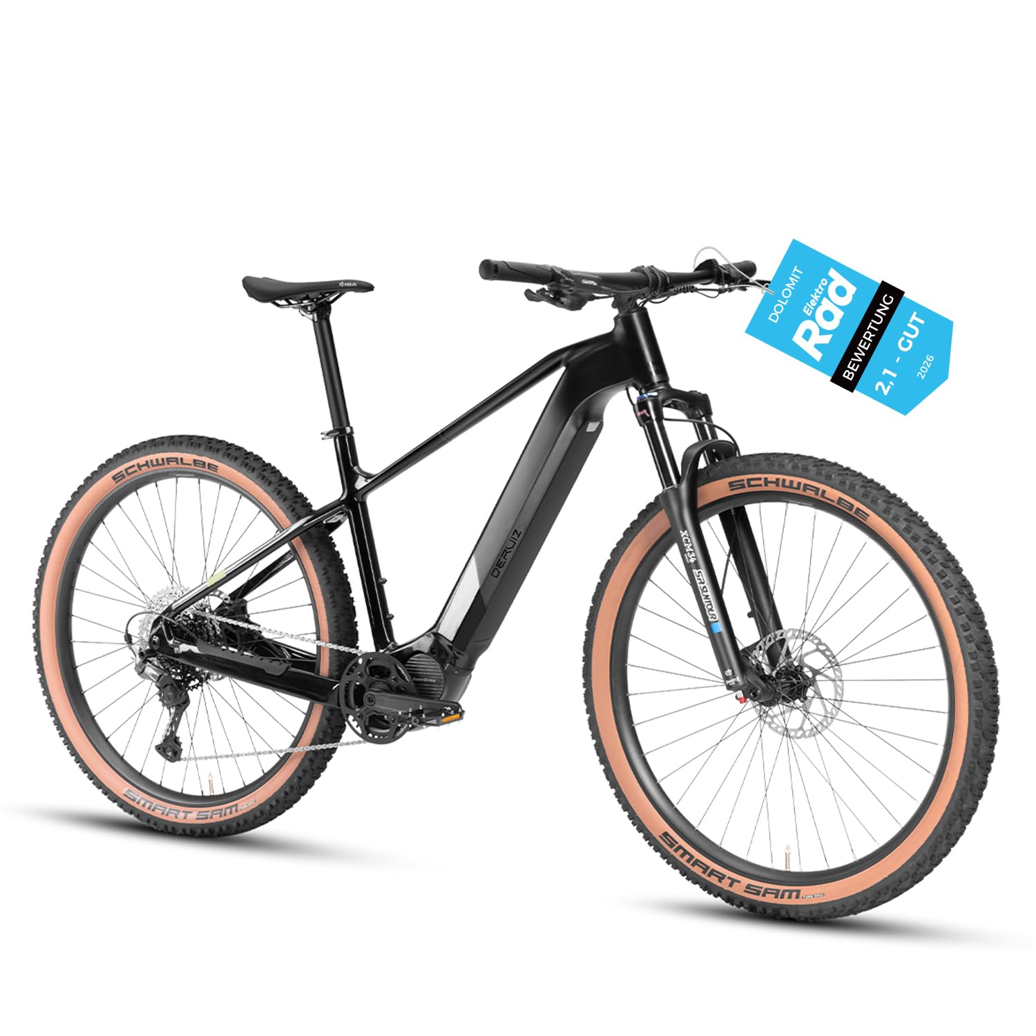 DERUIZ Dolomit E Bike 29 * 2.6 Zoll MTB mit 250W 110Nm Mittelmotor | 11 Gänge Elektrofahrrad,48V 720Wh Akku, Reichweite bis zu 180 KM, Mountainbike für Damen & Herren,StVZO,RH 43cm/48cm