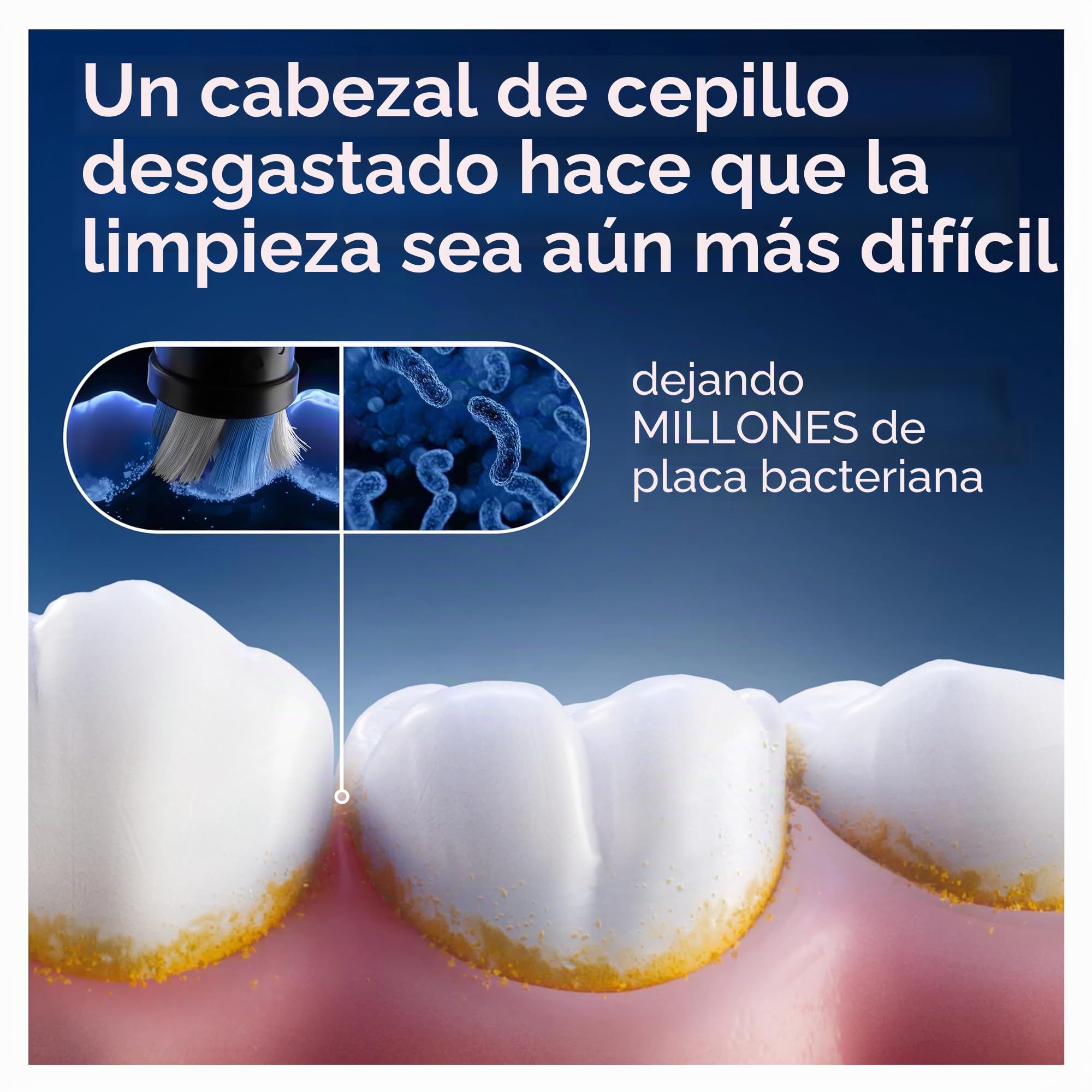 Oral-B iO Ultimate Clean - Cabezal de cepillo de dientes eléctrico, cerdas trenzadas y anguladas para una eliminación más profunda de la placa, paquete de 2 cabezales de cepillo de dientes, color
