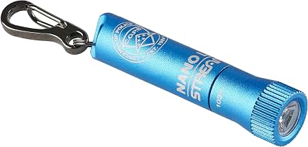 Streamlight 73021 Nano Keychain II 20-Lumen Blue LED Flashlight, Blue