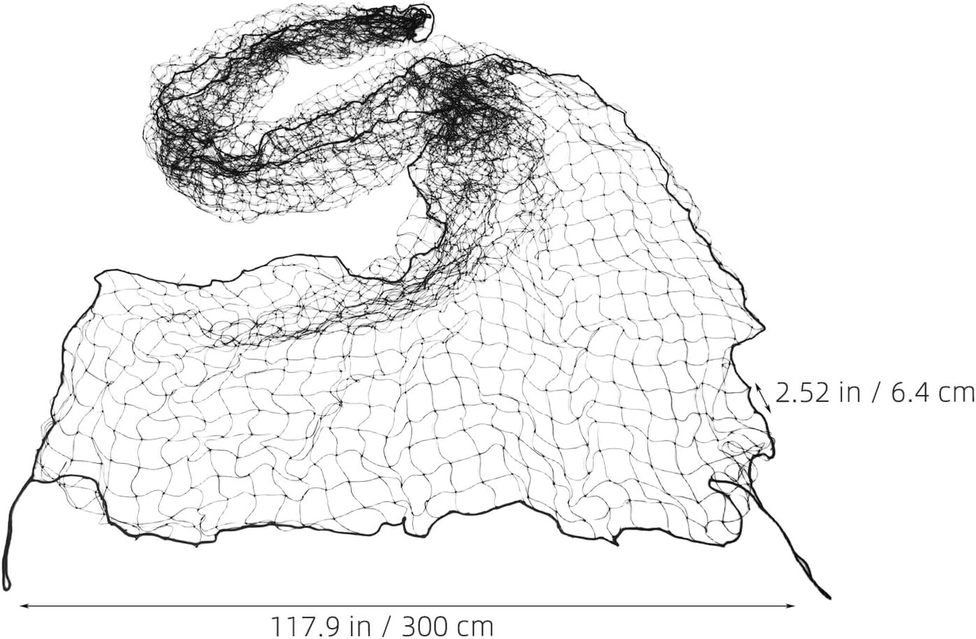 Soccer Goal Net Replacement High-Density Sports Netting Sturdy Football Training Barrier Net Suitable for Soccer Field Practice and Game Use