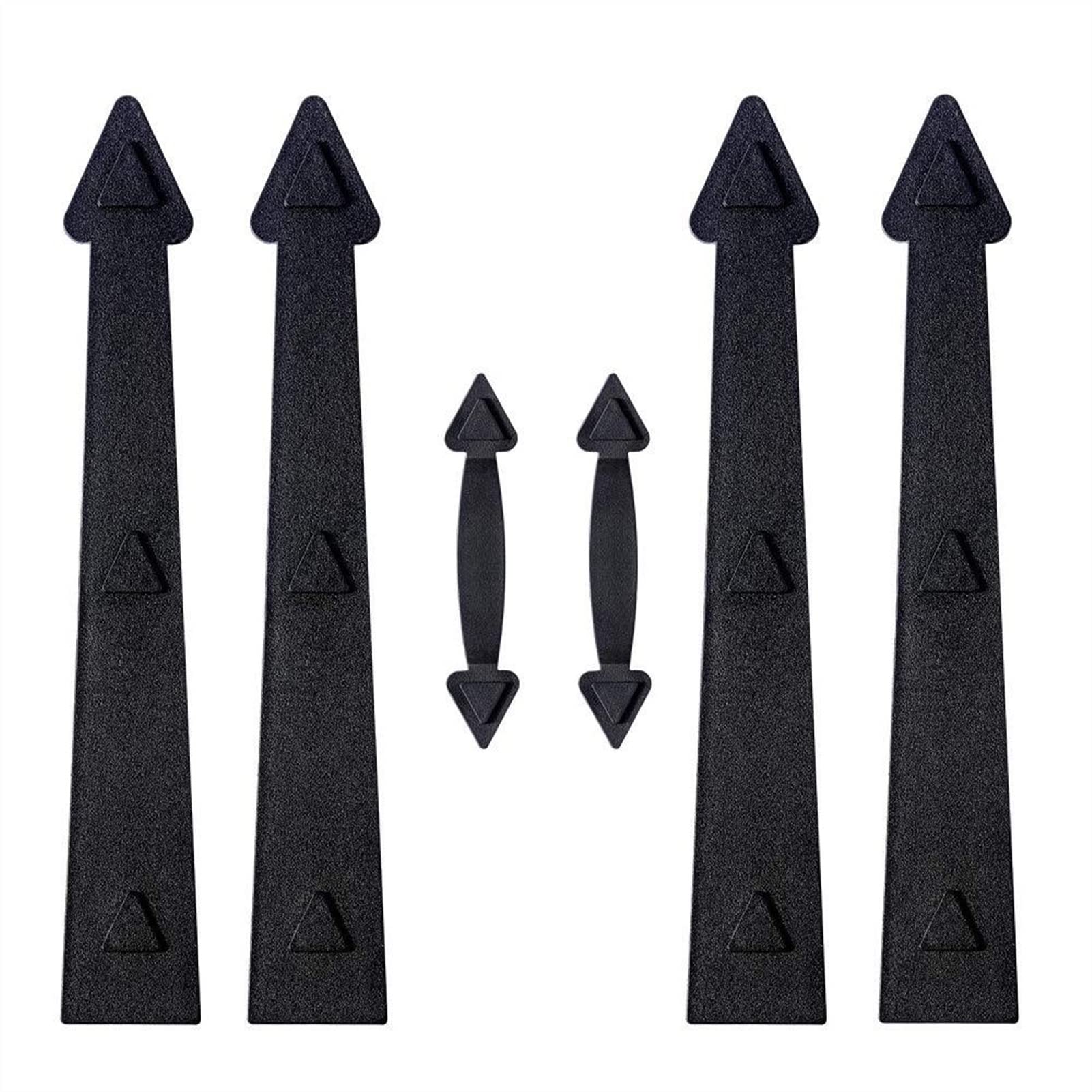 Black Alloy Hinge, Rust-Proof, Suitable for Garage, Warehouse