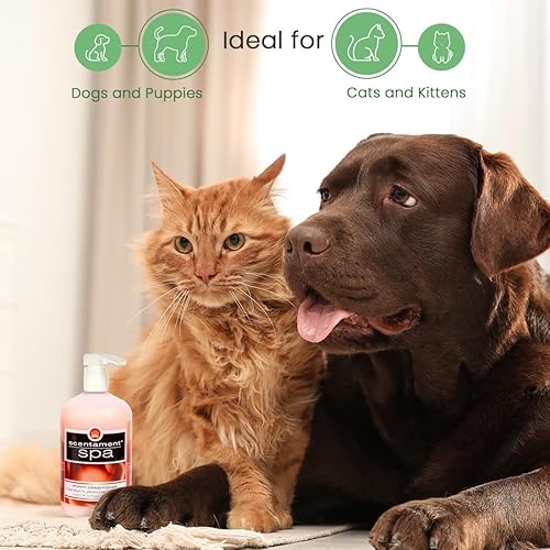 Miniatura 4 de Best Shot Scentament Spa - Acondicionador para cachorros, pH equilibrado e hipoalergénico, producto para el cuidado de la piel para cualquier perro,