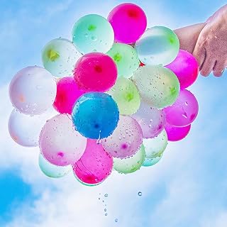 1000Pcs Water Balloons for Kids, Water Bombs for Kids, Bunch O Balloons, Multicoloured Water Bomb Balloons for Summer Splash Fun Fight Games