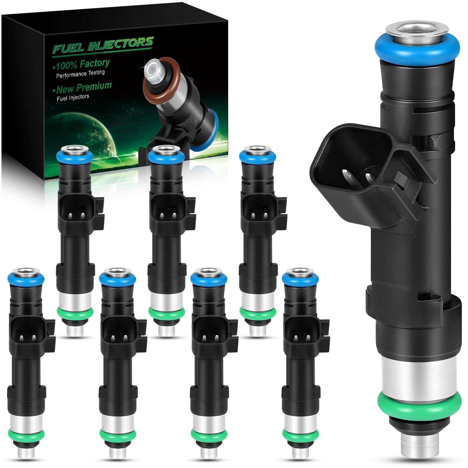 Photo 1 of SZKAIDAG Fuel Injectors 5.4L V8 for:-Ford E150 E250 Club Wagon E350 E450 Super Duty Expedition 2004-2009 OE#0280158001, 822-11167