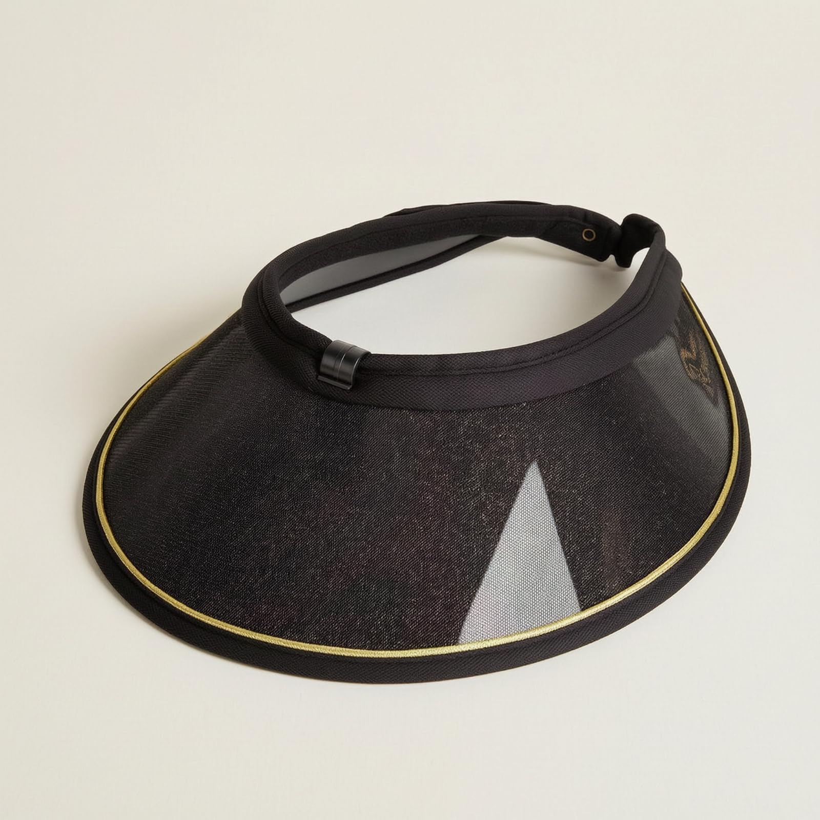 perfeclan Visera para Casco Ecuestre Ancha Protector de Malla Banda Acolchada Correa Ajustable con Hebilla Policarbonato Transpirable Adecuada para