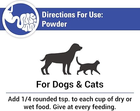 Protegrity EZ Probiotic Supplement for Dogs & Cats - 4 Oz | Cats, Dog Digestive Support, Pet Gastrointestinal Health, Cat Stomach, Intestinal Balance, Pet Enzymes, Powder