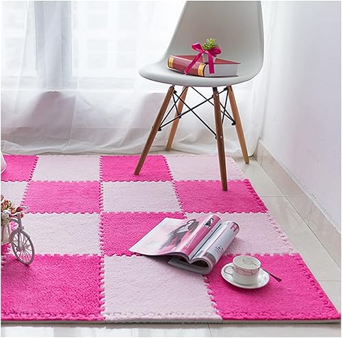 Miniatura 16 de 16 tapetes de espuma entrelazados para el suelo, tapete de juego de rompecabezas, alfombra de felpa para tapete de juegos, sala