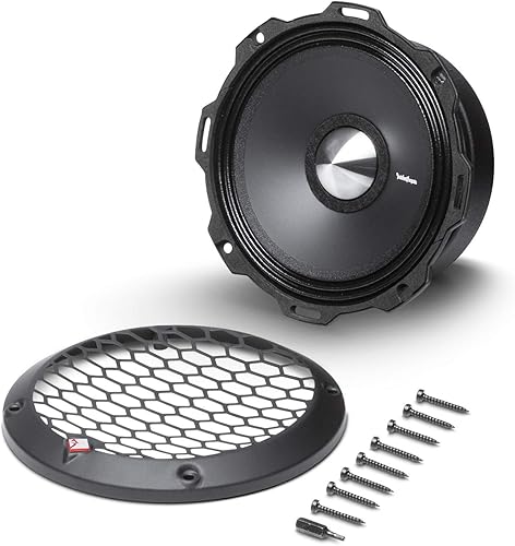 Miniatura 7 de Rockford Fosgate PPS4-6 Punch Pro Single 6.5" Componente 4-Ohm Altavoz de rango medio 100 vatios RMS / 200 vatios pico - Negro