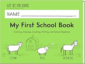 Learning Without Tears - My First School Book Student Activity Workbook, Get Set for School Program - Pre-K, Ages 4+, Pre-Writing, Elementary School Readiness - for School or Home Use - MFSB-20