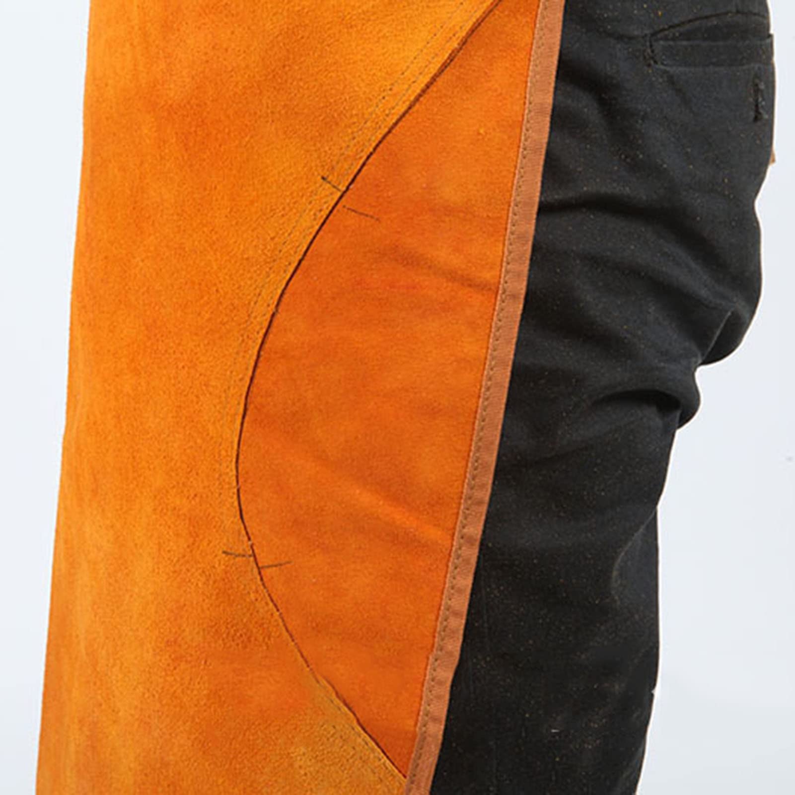 Grembiule Da Saldatura In Pelle Bovina - Resistente Al Calore, Ignifugo, Per Lavori Pesanti