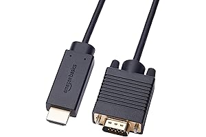 The AmazonBasics HDMI to VGA Cord: The Perfect Solution for Connecting Your Devices