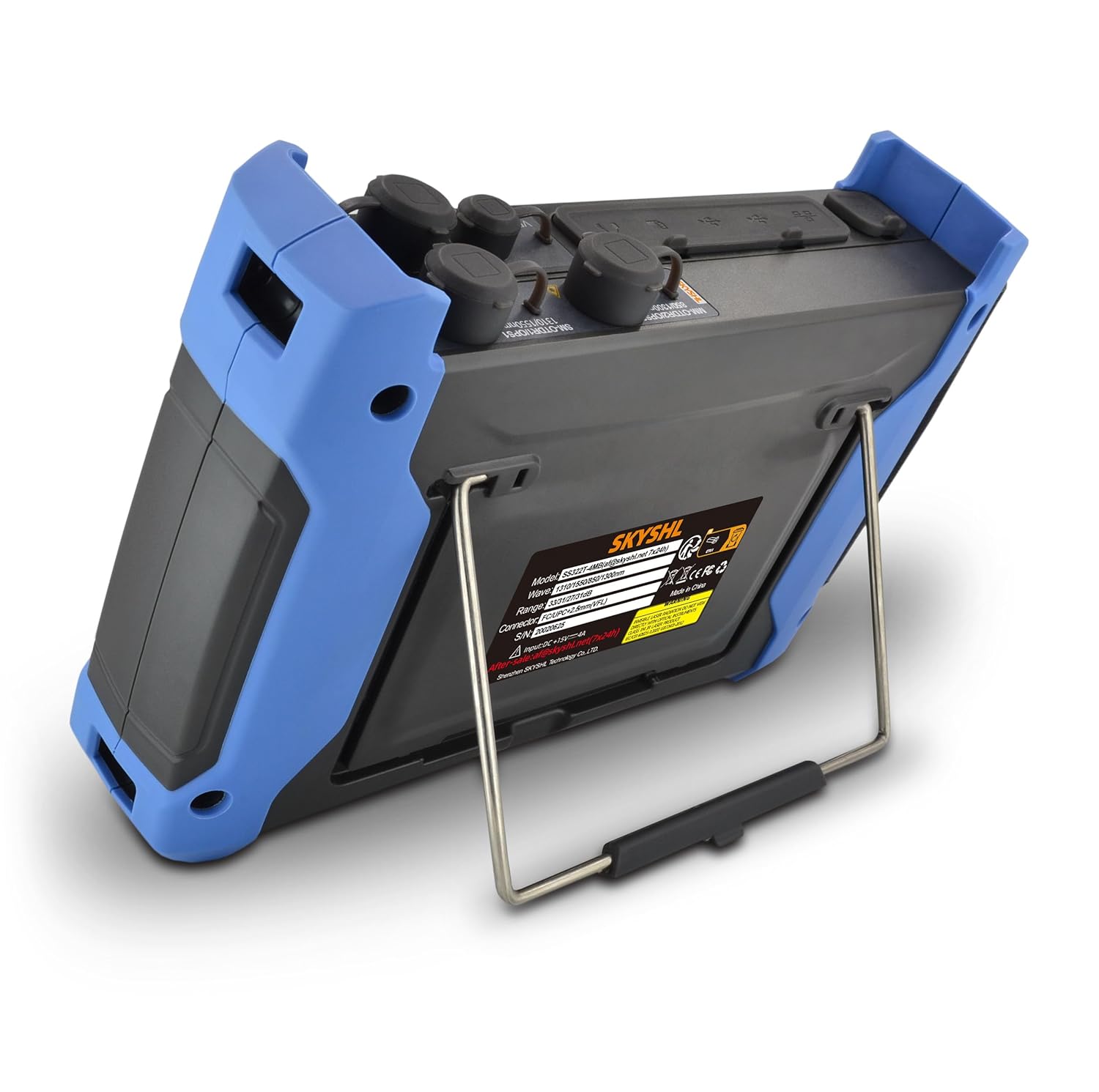 MM 850nm/27dB+1300nm/31dB and SM 1310nm/33dB+1550nm/31dB 120KM OTDR Testing Single Mode Fiber Tester with OPM+OLS+VFL+Event Map+Data Module Compatible with APC&UPC SC+FC+ST+LC-SS322T-4MB3