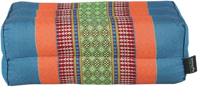 Zafu Yoga ANADEO - Cojín Meditación Kapok Natural, Estable y Cómodo