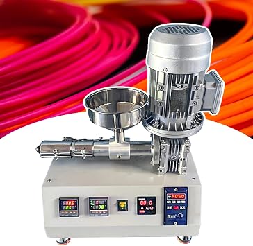 3D Printer Filament Maker,Single Screw Filament Extruder with 500-1000g/H Output, 0-350C Temperature Range,Compatible with ABS/PET/TPU