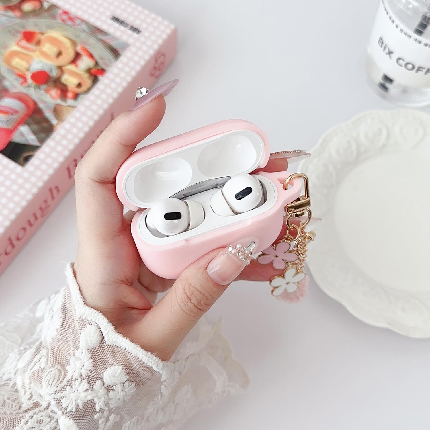 Amazon.com: Cute Pink Case for Airpods Pro 2nd/1st Generation