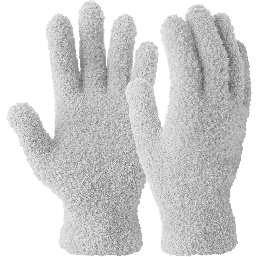 Evridwear Microfiber Gloves for Plant Dusting,Resuable Leaf Cleaning Glove for Houseplants,Blinds,Furniture and Small Objects