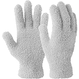 Evridwear Microfiber Gloves for Plant Dusting,Resuable Leaf Cleaning Glove for Houseplants,Blinds,Furniture and Small Objects