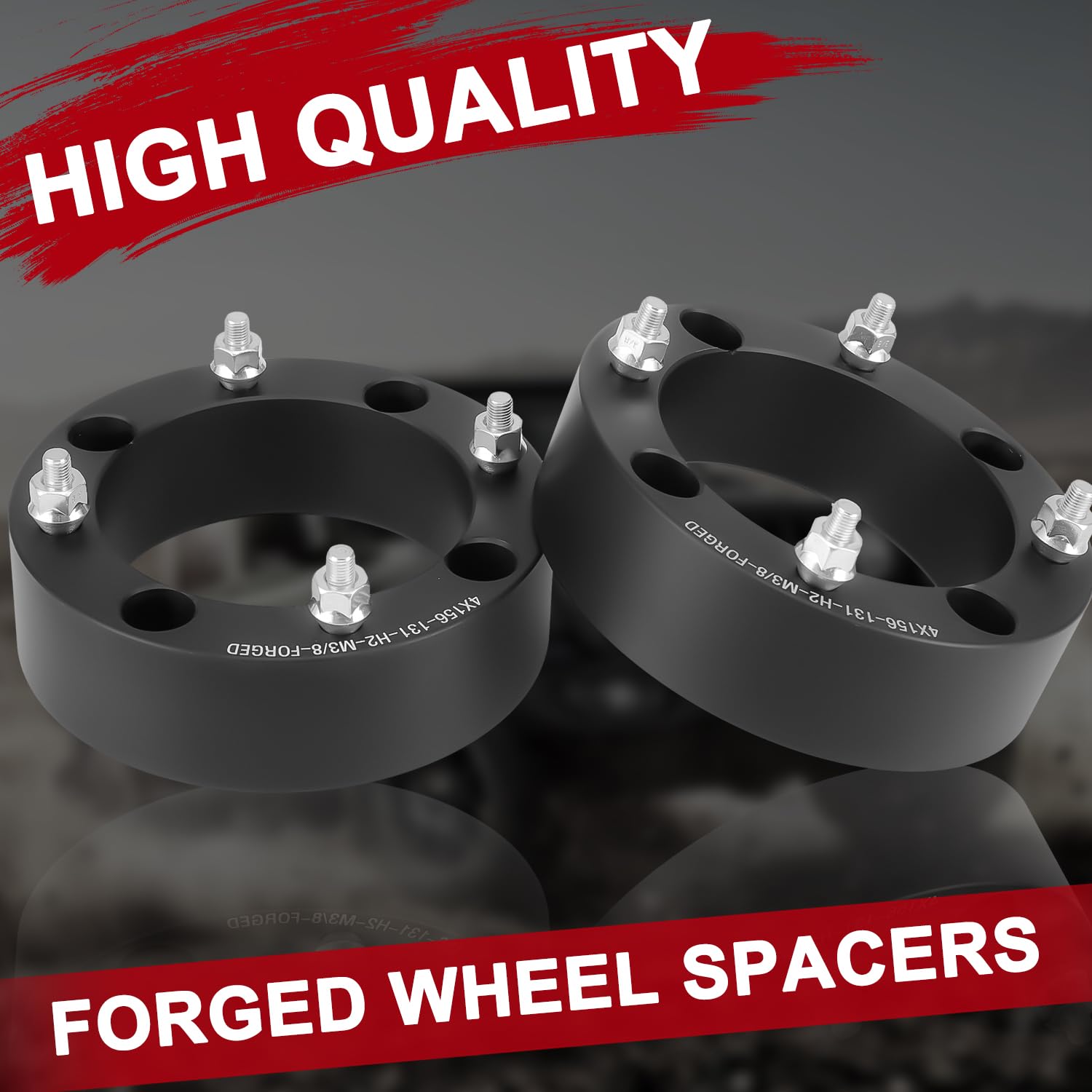 HISH 4x156mm Wheel Spacers, 2