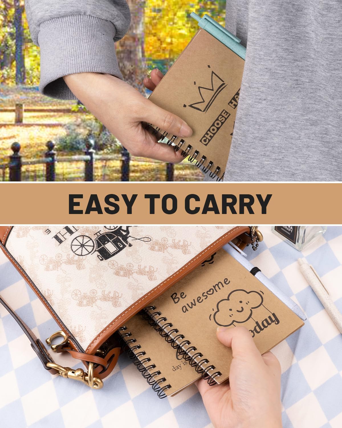 Dynta 32 Pcs Inspirational Journals Bulk, 16 Set 4"x5.5" Small Spiral Notebooks with Pens, Motivational Office School Supplies, Gifts for Coworkers Employees Students - Image 5