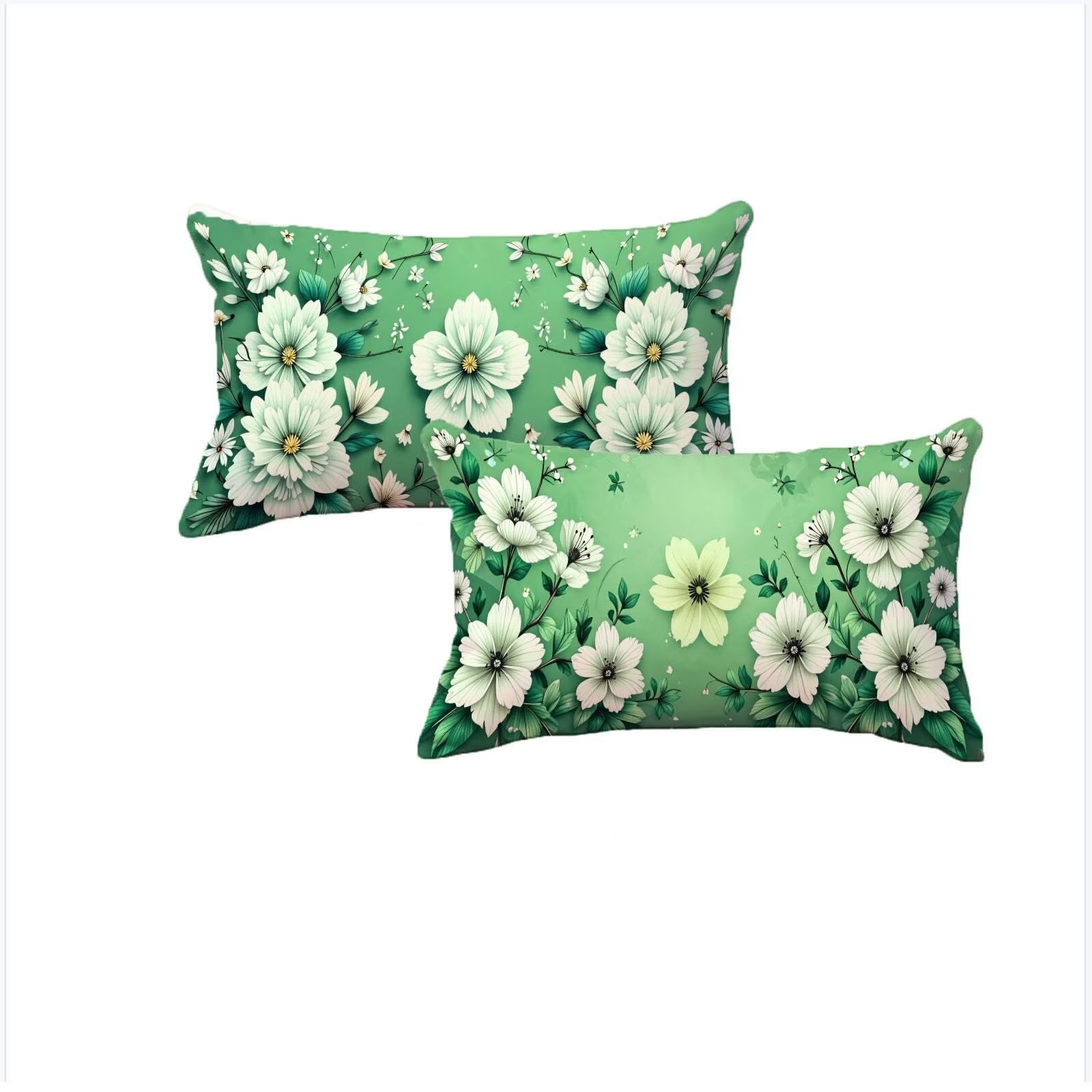 Housse coussin 50x80 velours imperméable anti-tache avec zip invisible