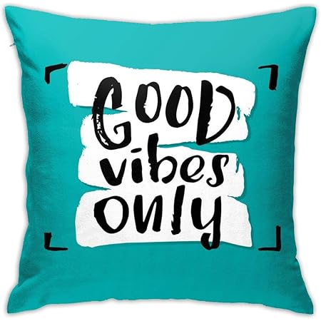 good vibes throw pillow