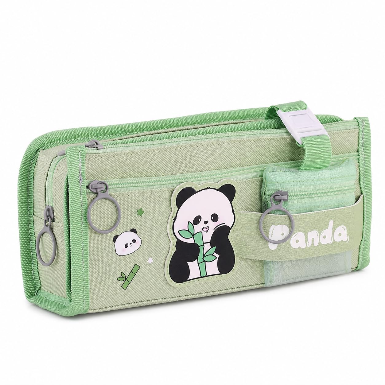 Kawaii Cute Aesthetic Pencil Case for Girls & Boys | 3 Layer 6 Compartment Large Capacity Pencil Pouch with Zipper | Cartoon Stationery Organizer Bag for Students & Kids-picture-27