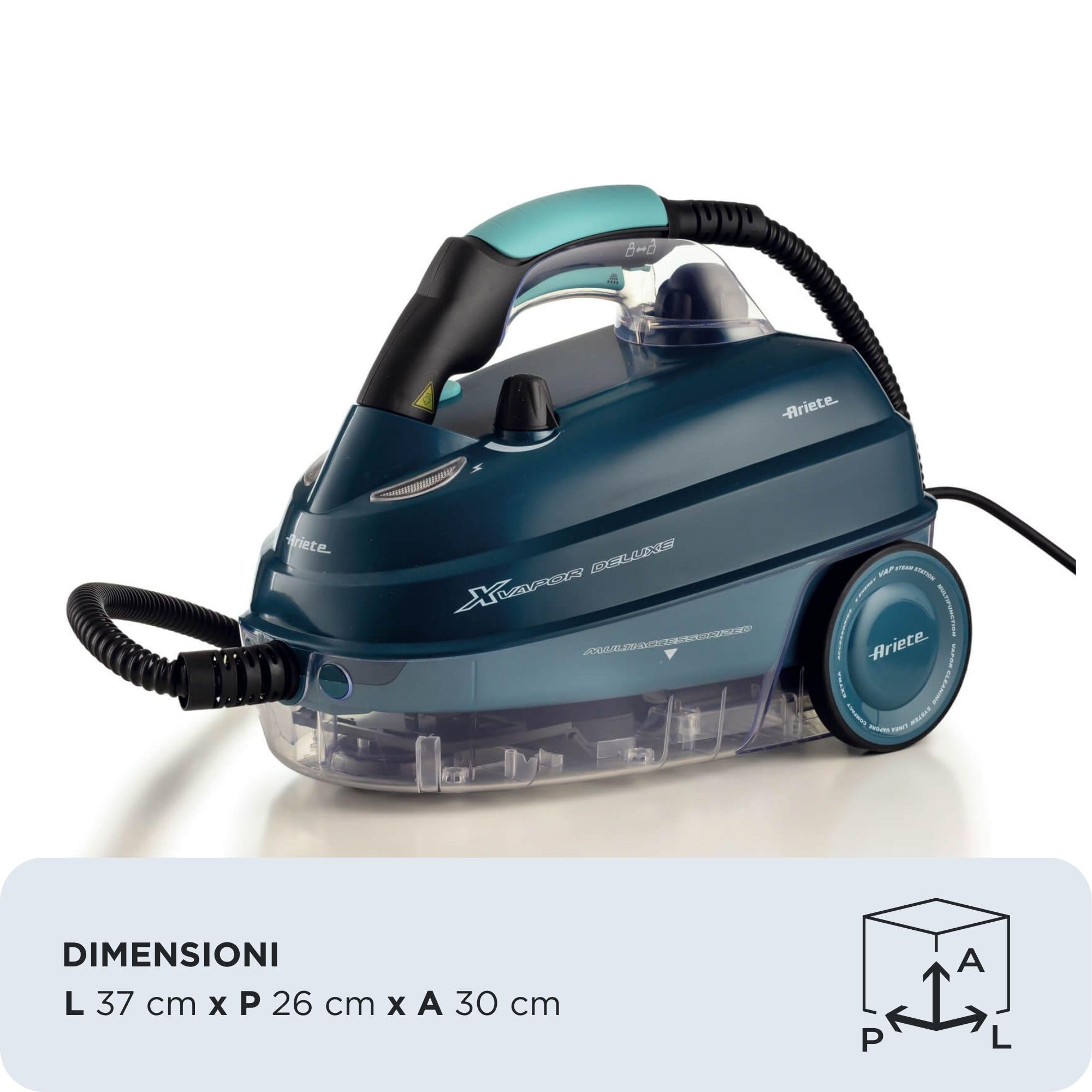 PULITORE A VAPORE 1500W 1.6LT XVAPOR DELUXE BLUE