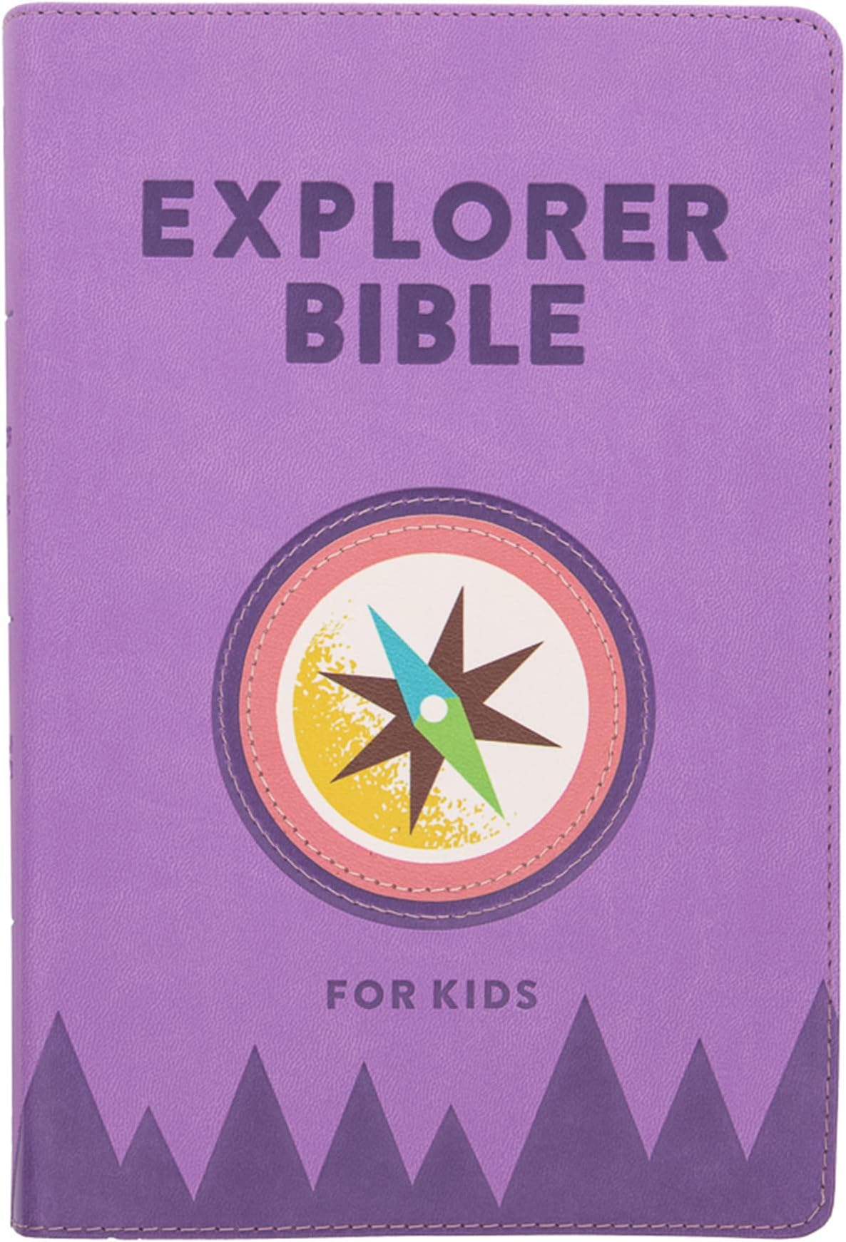 CSB Explorer Bible for Kids, Lavender Compass Leathertouch