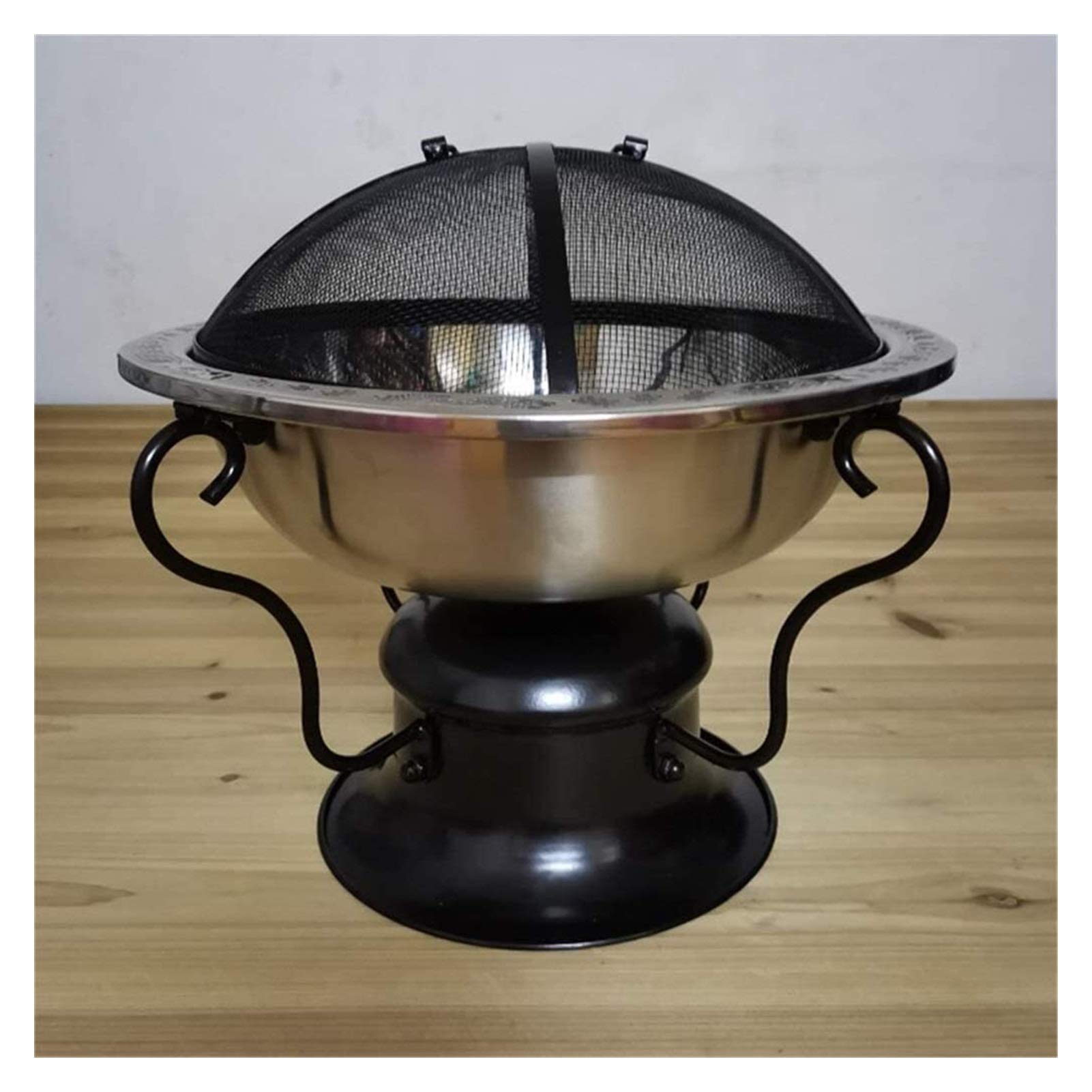 Fire Pits Outdoor Wood Burning Heavy Duty Cast Iron Fire Pit Large Wood Fire Pit