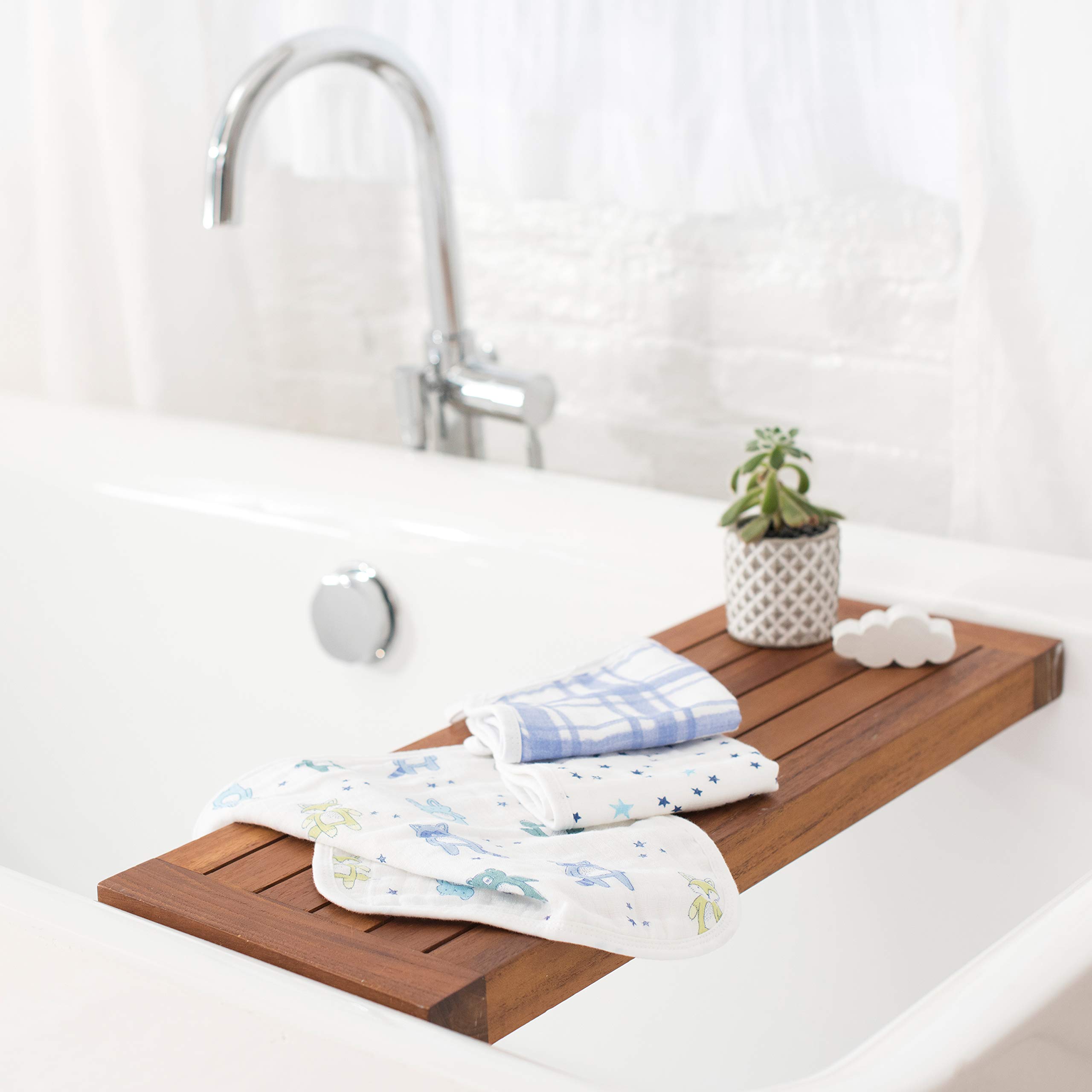 aden by aden + anais 100% cotton washcloth set dinos 3-pack