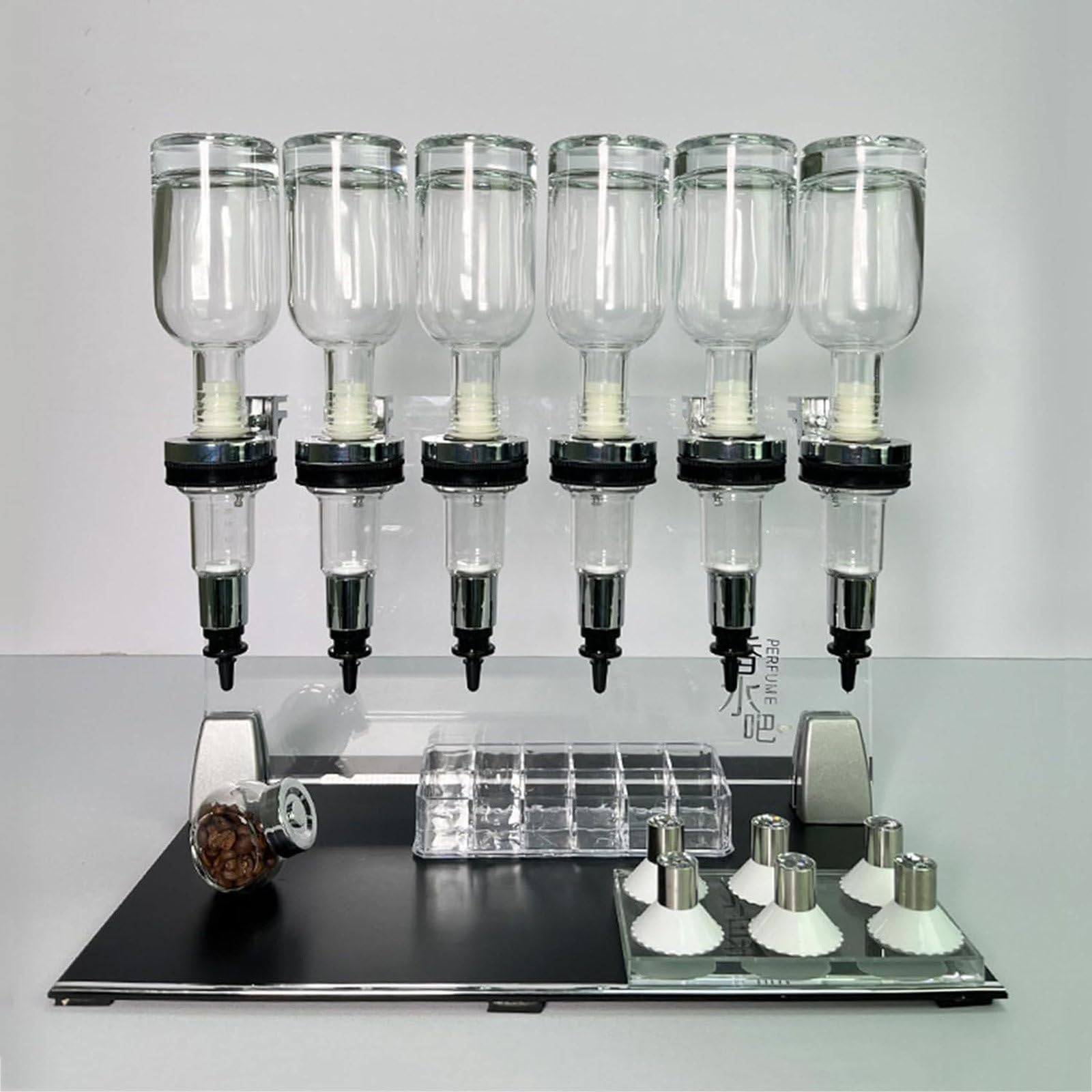 XueFulxion Stable fragrance dispenser tailored for retail stores. Easy manual control and customizable heads make cleaning simple and cut daily expenses. 6heads
