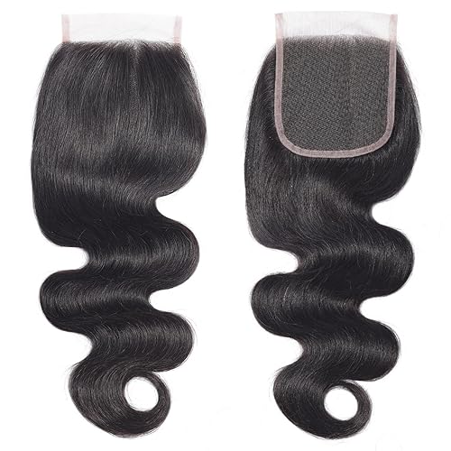 Miniatura 3 de Cabello humano ondulado HD de 10 pulgadas, encaje frontal suizo transparente de 4 x 4, densidad de 150 para mujeres, cabello humano virgen brasileño