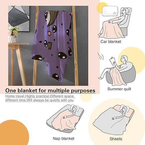 Miniatura 4 de Oinxghw Soft Flannel Blankets Warm Cozy Fuzzy Blanket and Throws for Couch Sofa Bed Outdoor Travel Picnic Blankets for Kids Adults 40x50 Inches