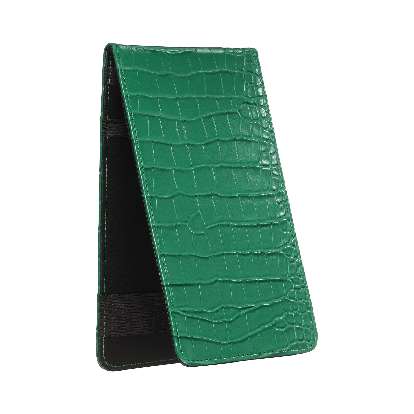 YELARXI Golf Scorecard Holder, PU Leather Yardage Book Cover with Elastic Straps Golf Score Book Pocket Size Card Holder & Green-Fitting for (Course/Game/Practice/Men Women Golfer) โ image 1
