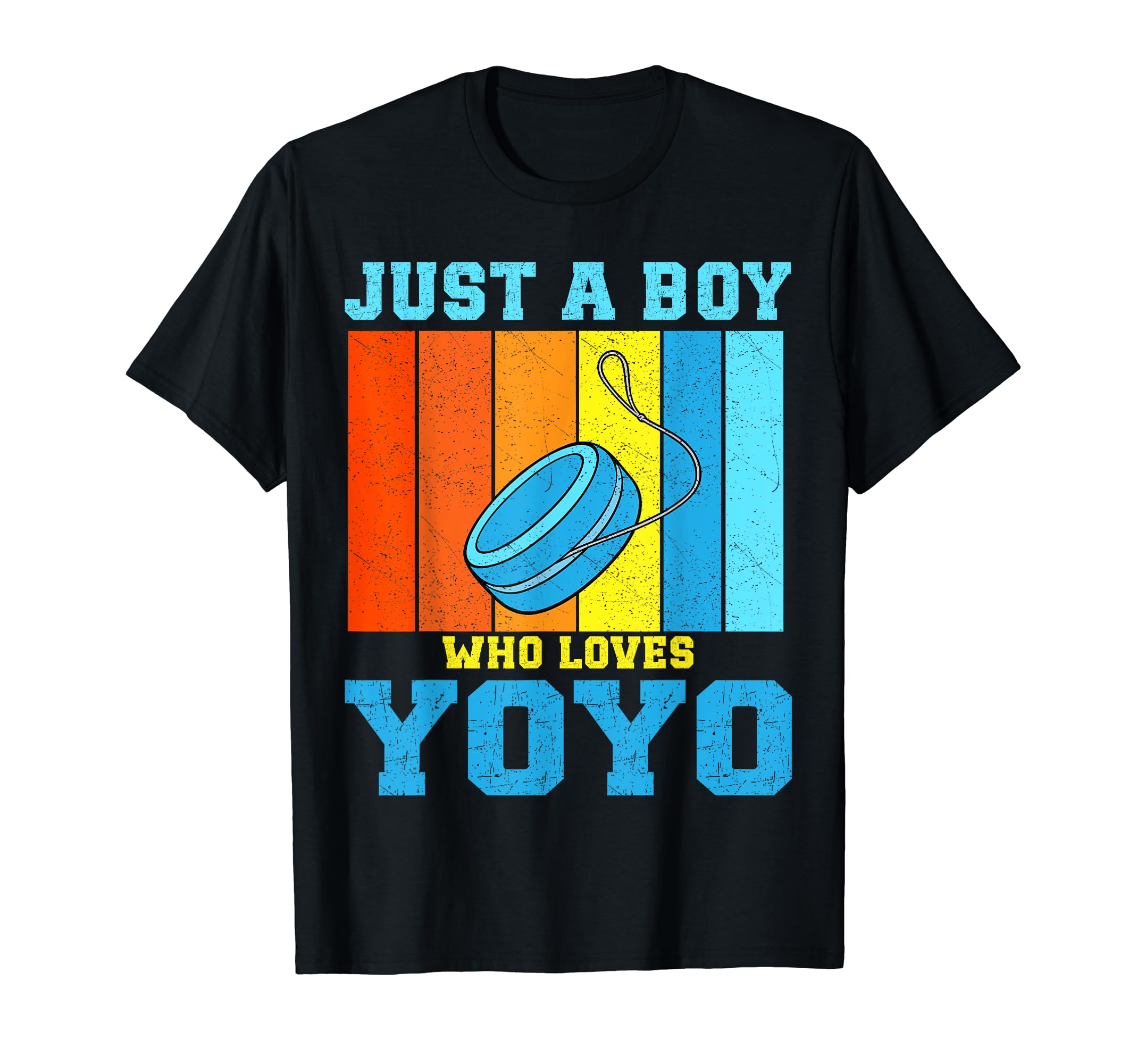 Just A Boy How lover YoYo Funny Yo-Yo Lovers Vintage Boy T-Shirt