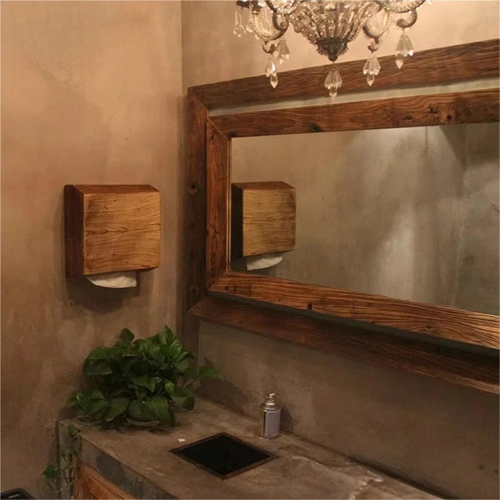 Porta Scottex Da Parete Dispenser for Salviette A Mano Porta Asciugamani Di Carta Montato A Parete In Legno for Scatola Di Carta Igienica for Bagno