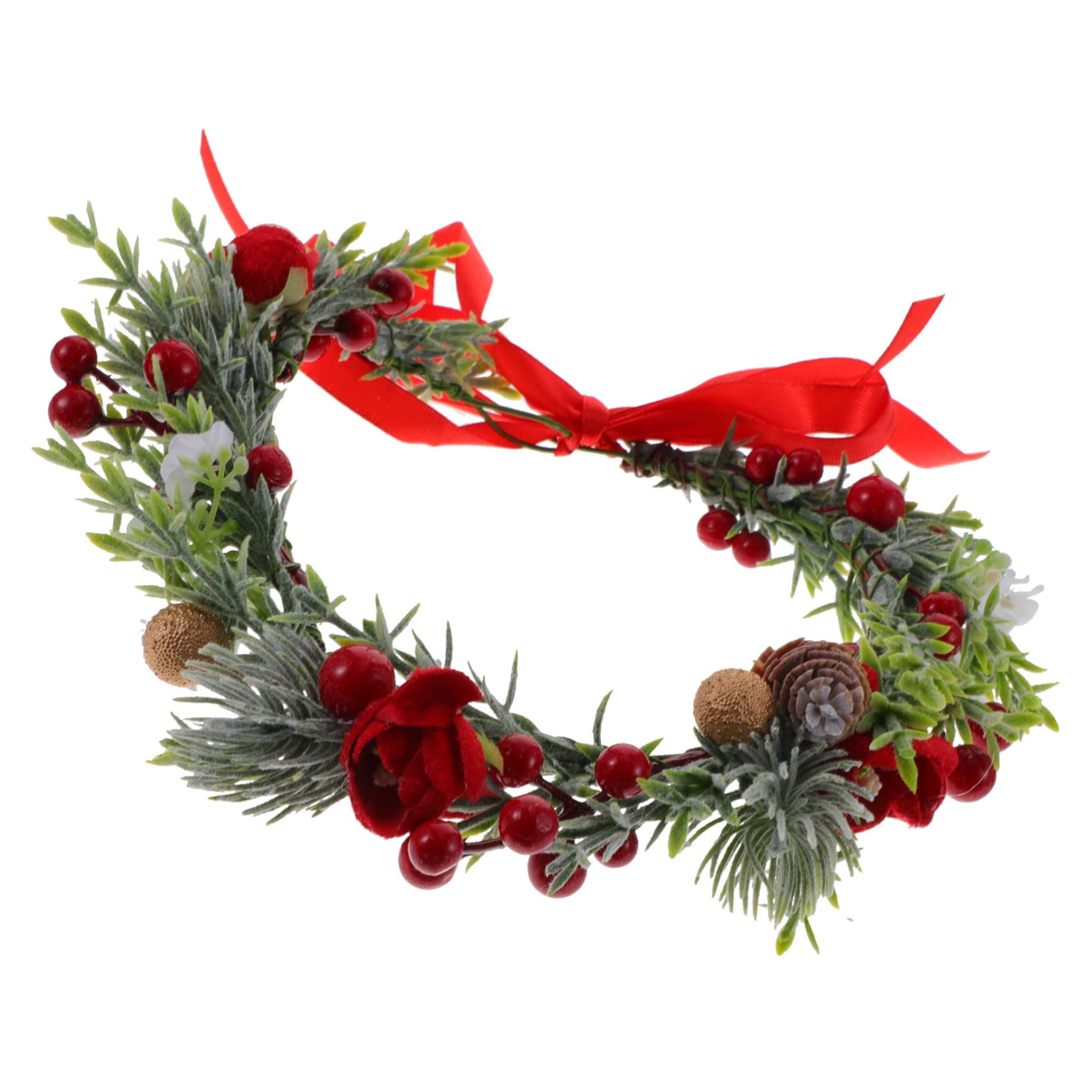 VALICLUD 5stücke Künstliche Blumenkrone Haarschmuck Mit Blattdesign Elegantes Stirnband Für Hochzeiten Festivals Und Kostüme Boho-inspiration Für Damen Leicht Und Bequem Für