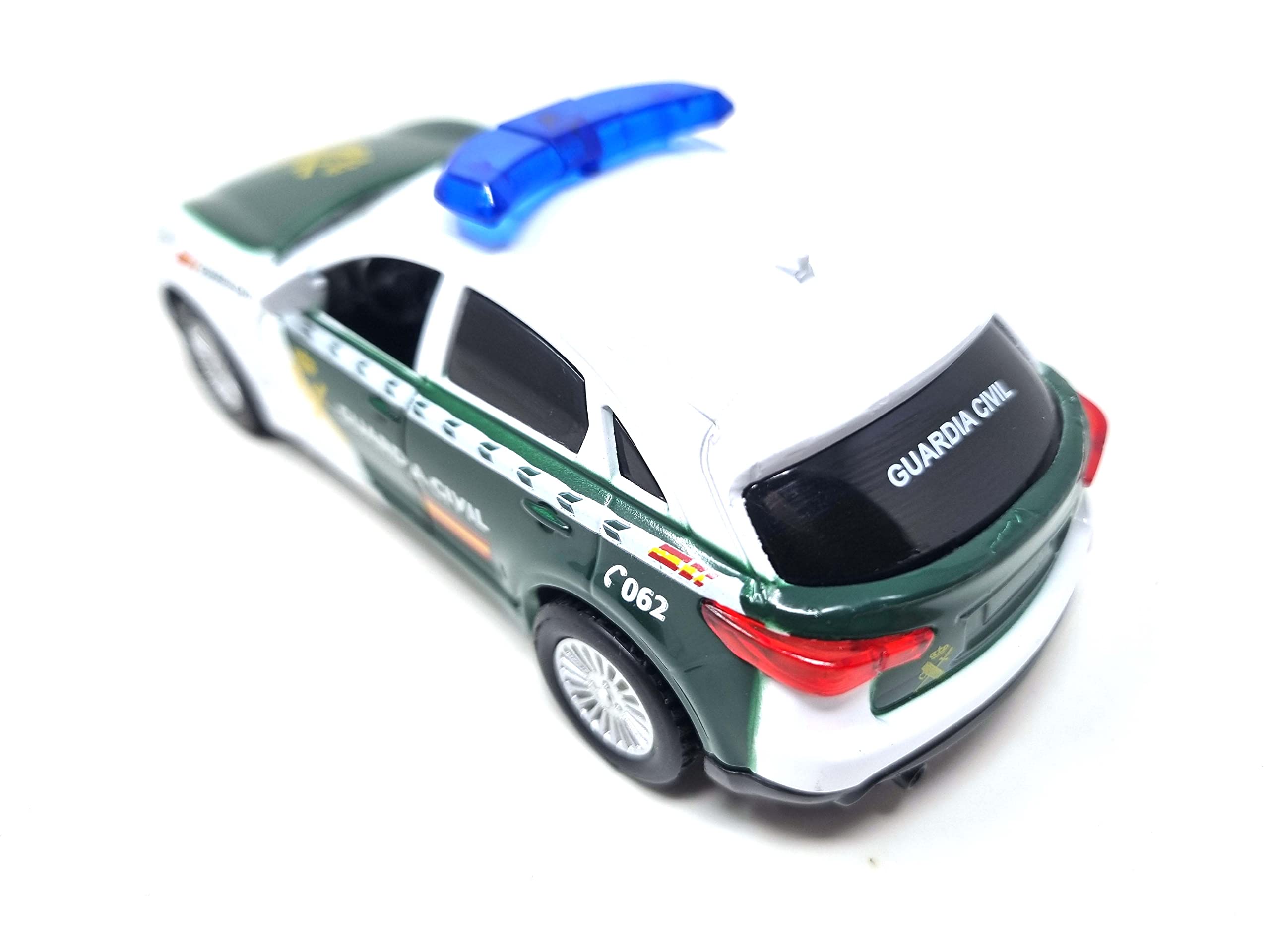 PLAYJOCS GT-8117 Coche De Protección Civil Metálico Con Puertas Abatibles – Juguete Y Coleccionismo