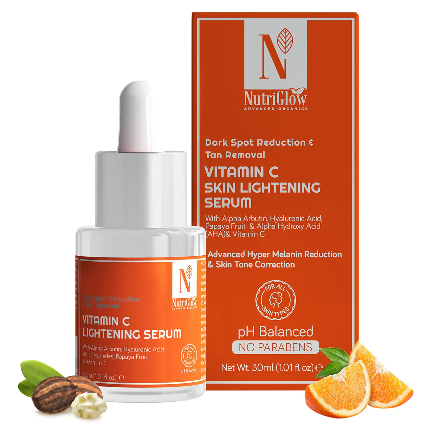 Buy Glow Advanced s C Skin Lightening Serum for Dark Spot Reduction & Tan Removal with