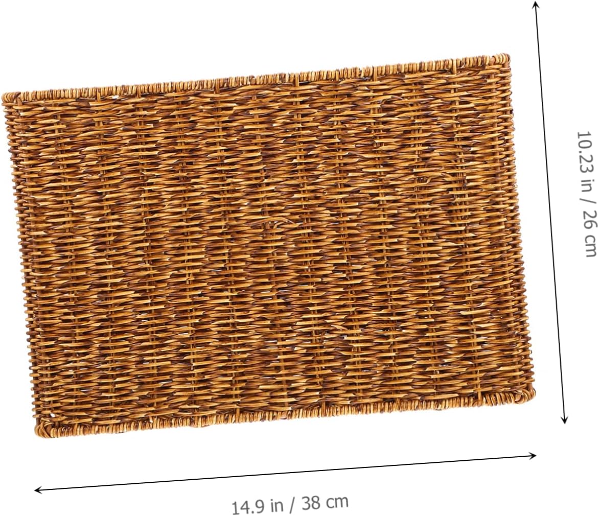 1pc Organizing Baskets Display Basket Sturdy Rectangular Storage for Magazines