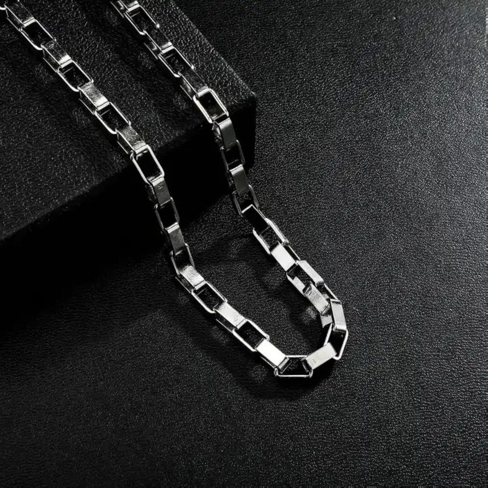 Stylish Silver Chain Necklace Combo for Men