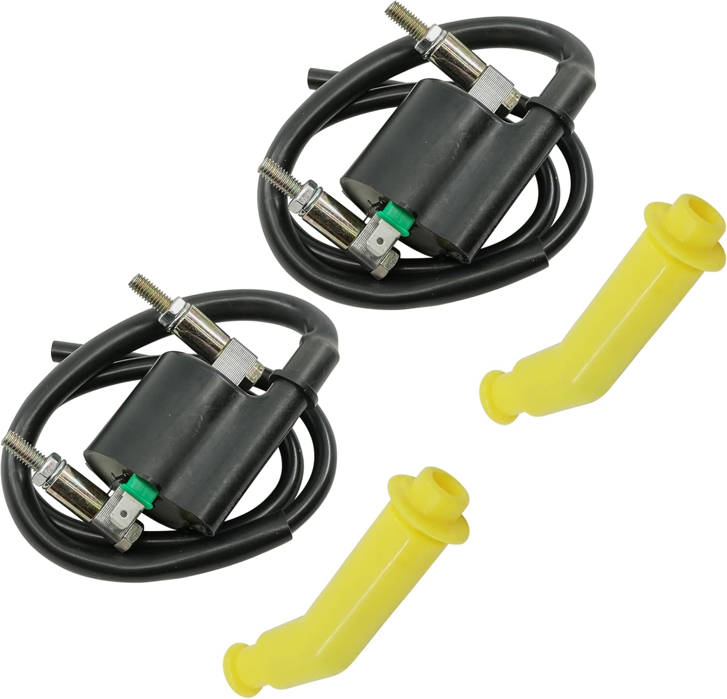 Caltric Ignition Coil And Cap Compatible with Honda 30510-HL5-A01 30510HL5A01 30700-MBN-671