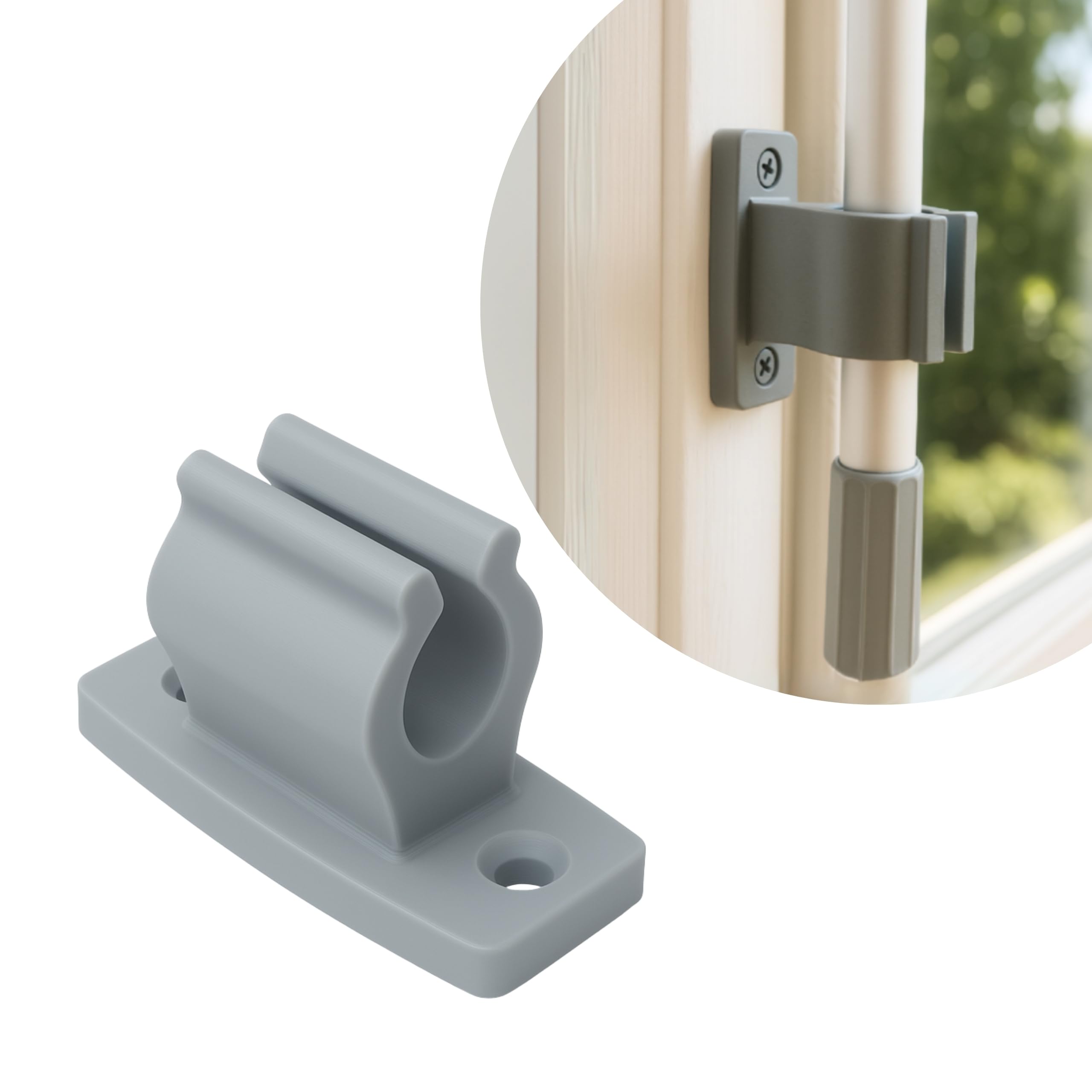 Soporte de manivela elástico inastillable para todas las manivelas articuladas de toldo, soporte de pared para bielas de toldo, apto para toldos Thule/Fiamma Omnistor