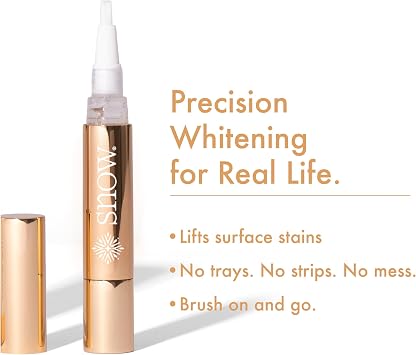 SNOW Extra Strength Teeth Whitening Pen with Hydroxyapatite, 1 Pack, 4ml